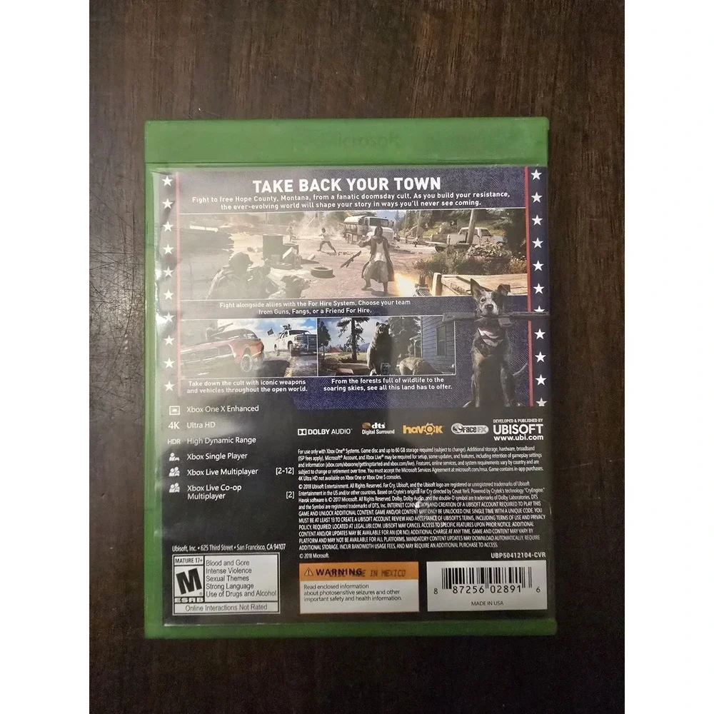 Far Cry 5 xbox one x Doomsday Prepper Pack